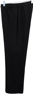 Pantalones de crepé elásticos negros artísticos bob mackie de colección talla S para mujer COMO NUEVOS Foto 1 de 4
