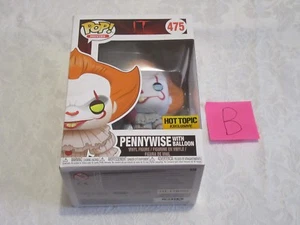 Funko Pop! Movies It Hot Topic Exclusivo Ojos Azules Pennywise con Globo #475 B - Imagen 1 de 12