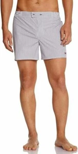 Loose boxer shorts HOM business anniversary 60's cotton shorts underwear striped - Picture 1 of 3