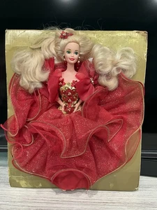 Barbie 1993 Happy Holidays Edizione Speciale Bambola Mattel #10824 - Foto 1 di 5