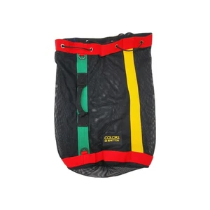 Borsa a tracolla United Colors De Benetton vintage anni 90 maglia cinch bag spiaggia viaggio - Foto 1 di 9