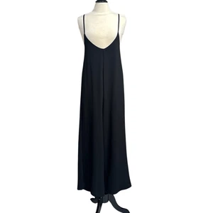 Cobble Stone Italy Women’s Black Palazzo Jumpsuit One Size NEW - Picture 1 of 6
