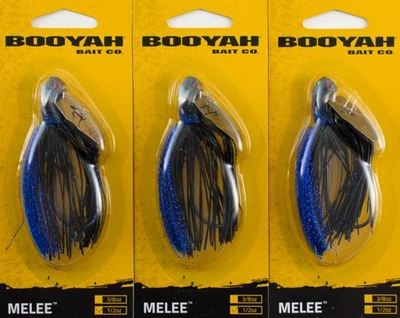 (LOTE DE 3) PLANTILLA BOOYAH MELEE BLADED 1/2 OZ BYMLE1274 NEGRO AZUL CR1367 Foto 1 de 3