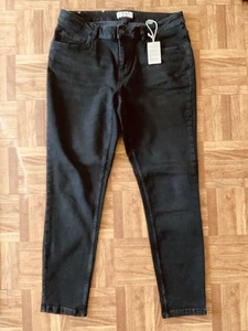 NUEVO* Pantalón vaquero Tchibo elástico mujer talla 42 negro denim - Imagen 1 de 7