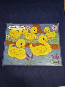 Vintage 1962 Easter-Time Frame Tray Puzzle - Whitman Publishing Co. - A2359 - Picture 1 of 9