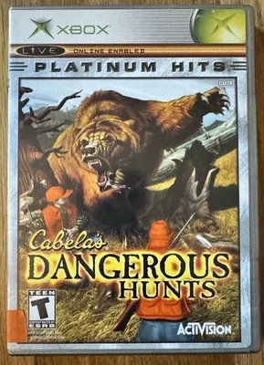 Cabela's Dangerous Hunts (Original Xbox) Platinum Hits CIB W. Reg Card & TESTED - Image 1 of 3