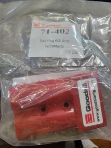NEU Goodall 71-402 Stecker 12-600 Serie rot mit 1/0 Stärke Quetschösen - Bild 1 von 2