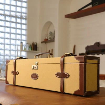 Tourbon Shotgun Motorcase Gun Hard Case Safe Storage O/U SXS Barrel Box Cabinet - Image 1 of 4