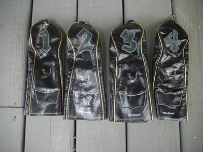 New MacGregor Kangaroo Leather Head Covers 1960's Vintage Free Ship - Image 1 of 4
