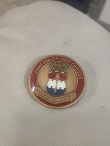 Joint Forces Staff College "Presented by The Commandant" Challenge Coin RARE - Picture 1 of 4
