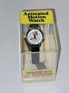 Mickey Mouse Animated Bradley Armbanduhr MIB Germany 60er Vintage unbenutzt - Bild 1 von 6