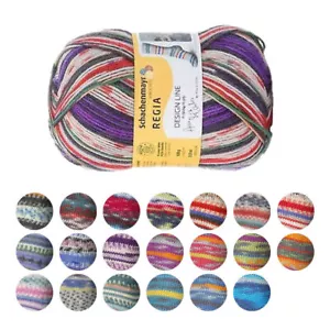 Regia Knitting Wool Yarn Design Line 4 Ply Color Fingering Stripe Sock 100g - Picture 1 of 29