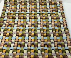 SET OF 2 THROW PILLOW COVERS SHAMS MICROFIBER WEAVED 3D LOOK HIDDEN ZIP EASTER - Picture 1 of 4