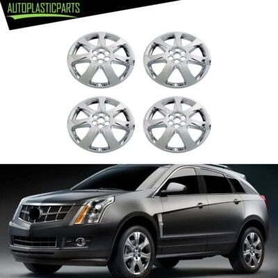 For Cadillac SRX 2010-2013 Quality Set Of 4 20" Chrome Clad Wheel Cover 22770789 - Image 1 of 4
