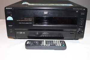 VINTAGE Sony DVP-CX850D 200 Mega Disc Explorer 200 CD DVD Changer & Remote - Picture 1 of 12