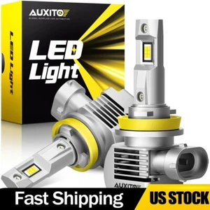 2/4X H8 H11 H16 LED Headlight Bulbs Low Beam 600% Brighter White High Power T - Picture 1 of 18