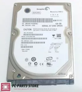 Seagate ST9120821AS 2.5" SATA 120GB HARD DRIVE DATE 07385 100397877 REV D PARTS - Picture 1 of 5