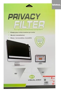 21.5” Widescreen Privacy Filter Screen TFT Monitors & Laptops 16:9 Anti-Glare - Picture 1 of 3