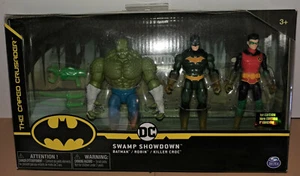 DC Creature Chaos Swamp Showdown Batman Robin Killer Croc Spin Master 1st Ed. - Picture 1 of 2
