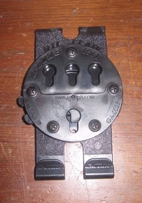 G-CODE RTI wheel 2 row MOLLE CLAW holster mount adapter black ambi vest panel - Image 1 of 2
