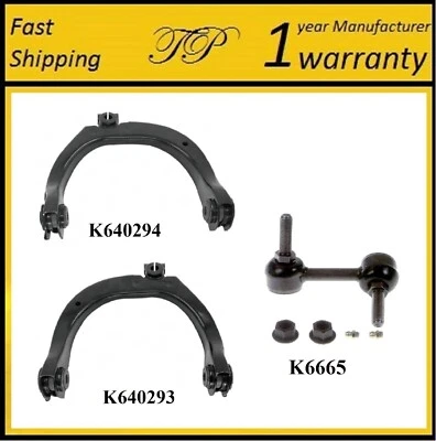 Barra estabilizadora de brazos de control superiores delanteros izquierdo y derecho 3 piezas para ISUZU ASCENDER 2003 Foto 1 de 4