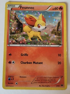 Carte Pokémon N°3/12 Feunnec Holo - XY Promo McDonald's 2014 VF - Imagen 1 de 2