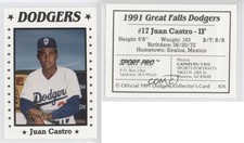 1991 Sport Pro Great Falls Dodgers Juan Castro #26