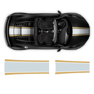 Two Colors Stripes Over The Top, for Audi R8 / R8 Spyder - Image 1 of 4