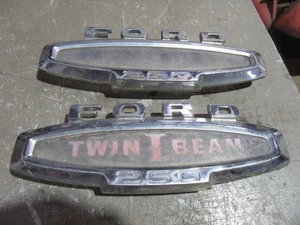 1966 Ford 250 truck original front fender I beam emblem chrome moldings - Bild 1 von 4