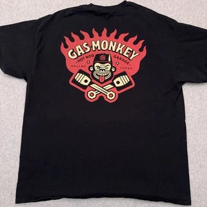 Camiseta Gráfica Gas Monkey Hot Rod Garage Para Hombre XL Negra Dallas TX Gildan - Imagen 1 de 7