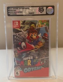 Super Mario Odyssey (Nintendo Switch) VGA 85 Sealed First Print not WATA CGC