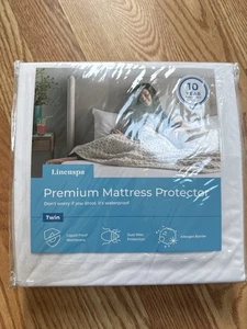Linenspa Twin Mattress Protector – Waterproof - Picture 1 of 2