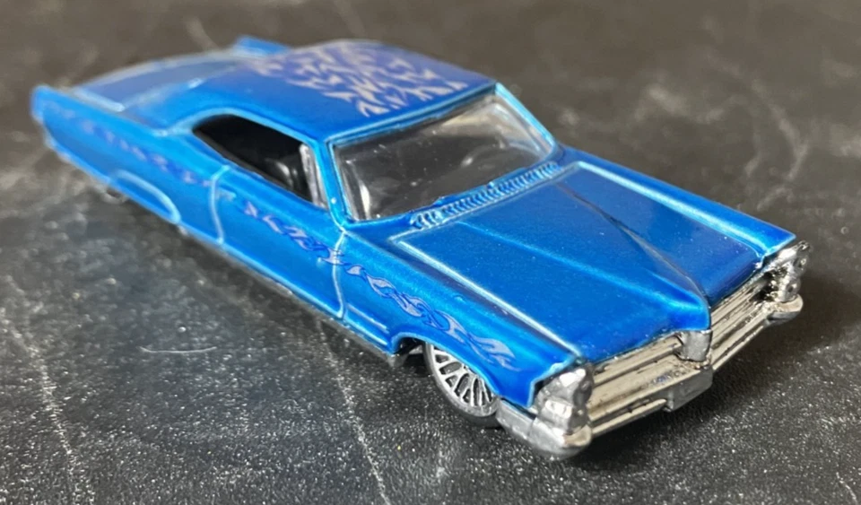 Blue 1965 Pontiac Bonneville - Hot Wheels 13 First Editions 1:64 Diecast - CLEAN - Image 1 of 4