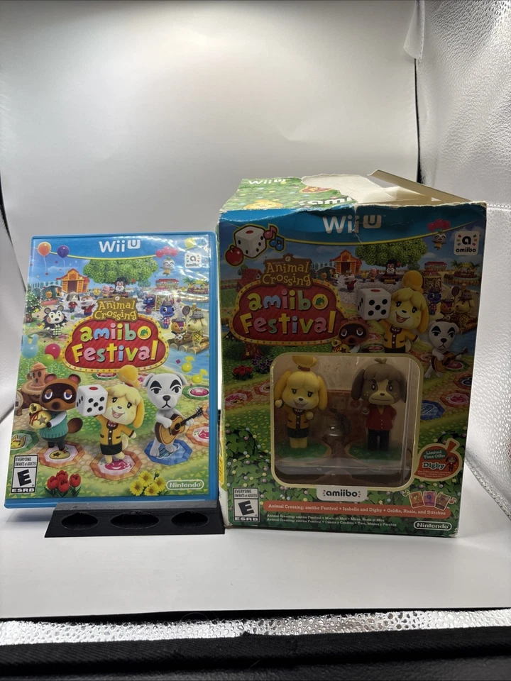 Animal Crossing Amiibo Festival Nintendo Wii U полная открытая коробка - Изображение 1 из 4