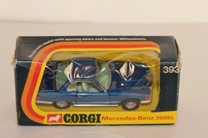 1971-78 Boxed CORGI 393 Mercedes Benz 350sl - Picture 1 of 11