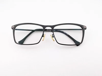 Gafas de policía, solo marcos, VPL600K Col.0S08 negro mate, 57-18-145, metal Foto 1 de 4