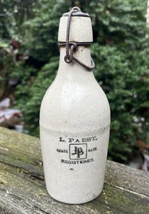 L Pabst Stoneware Pottery Bottle Beer Baltimore Circa 1895 - Picture 1 of 19