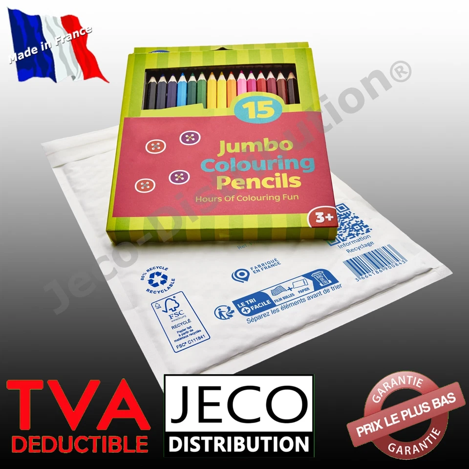 Enveloppes à bulles PRO Mail Lite JoviMail pochettes matelassées expédition LOT - Photo 1/1