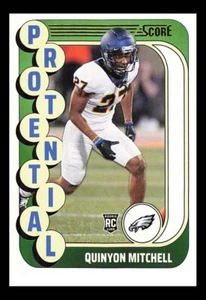 2024 Score - Protential #20 Quinyon Mitchell -RM73(RC) - Picture 1 of 2