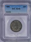1893 Isabella Quarter 25c ICG AU55 - Sweet original coin!