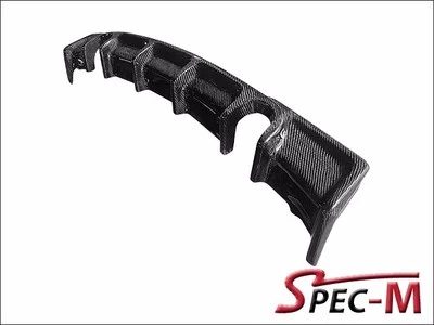 For 12-15 F30 F31 335i M Sports AK Style REAL Carbon Fiber Rear Lip Diffuser CF - Image 1 of 3