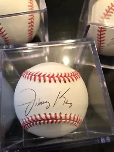 Rare Jimmy Key NY Yankees Autograph Rawlings 1996 World Series Baseball - Picture 1 of 5