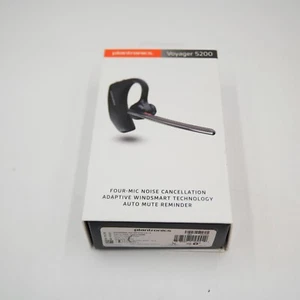 Plantronics "Voyager 5200"Four-Mic Noise Cancellation/Bluetooth Headset(POTE16) - Zdjęcie 1 z 4