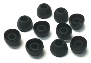 10 Rubber Earbud Plugs Cushion Replacement Tips for JVC HAFR37 HAFR6 Headphones - Picture 1 of 1
