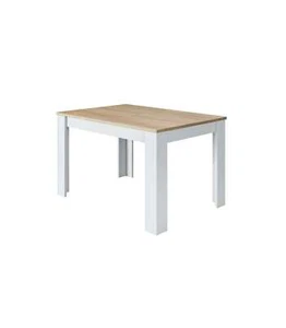 FRS, Mesa comedor extensible Paris en color roble alaska - blanco artik 78 cm(al - Imagen 1 de 5