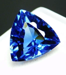 AAA+ Natural Superb Tanzanite Blue Trillion Cut 7.10 Ct. Loose Gemstone Gift - Picture 1 of 6