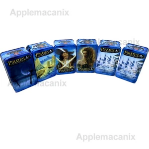 (6) Pirates CSG of the Spanish Main Revolution/Barbary Coast Empty Metal Tins - Picture 1 of 1