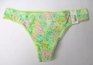 JCPenney Women's Lightweight Arizona Body Mesh Thong DH3 Beach Floral Medium NWT - Picture 1 of 6