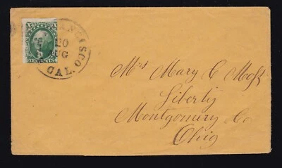US 15 on Cover from San Francisco, CA to Liberty, OH SCV $260 - Image 1 of 2