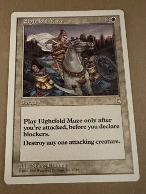 MTG Eightfold Maze Portal 3 Kingdoms P3K NM Magic The Gathering - Image 1 of 2